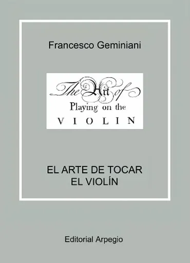 El arte de tocar el violín